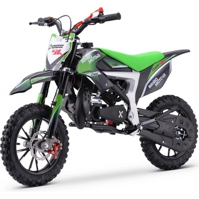 Beneo Benzínová motorka pro děti CROSS SX zelená 50cm3 – Zboží Dáma