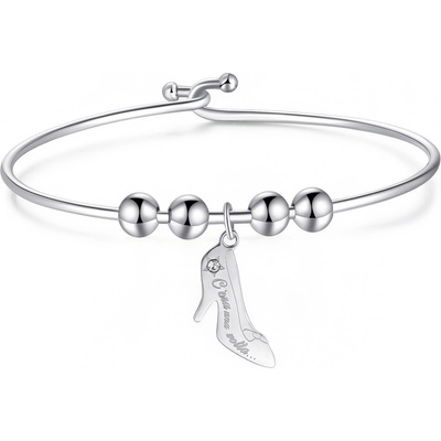 S`Agapo Fashion pevný oceľový náramok Lodička Be My Always SBM68