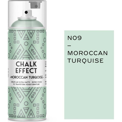 COSMOS LAC СПРЕЙ БОЯ ТЕБЕШИРЕНА chalk efefect 400мл 9 moroccan turquise (06508)