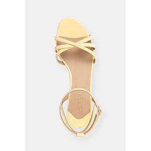Lauren Ralph Lauren сандали с нисък ток от велур Kendyl Kttn (802P06395003.700)