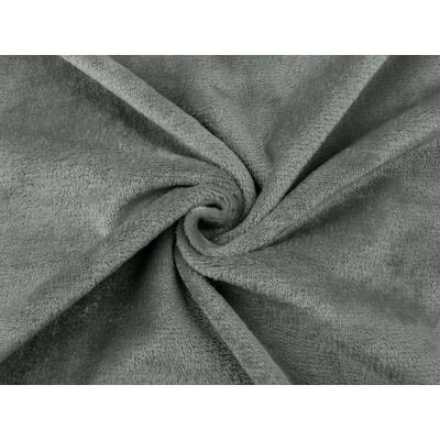 Wellsoft minky obojstranné/flanel zamat fleece Farba: 17 (7) šedá