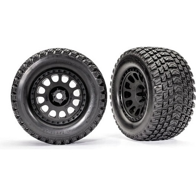 Traxxas Kolesá 4,3/5,7" čierny disk XRT Race pneumatiky Gravix pár