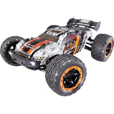 Reely Jovage 4x4 oranžová biela komutátorový RC model auta elektrický truggy 4WD 4x4 RtR 2,4 GHz vr. akumulátoro 1:16