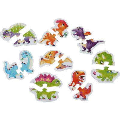 Puzzlika 15252 Dinosauři 8 zvířátek 16 dielov