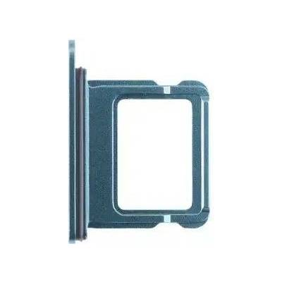 Šuplík na SIM kartu iPhone 16 / 16 Plus – modrozelený – Genuine OEM IPH2372