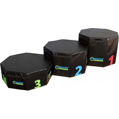 Master set tréninkových plyo boxov 30, 45 a 60 cm