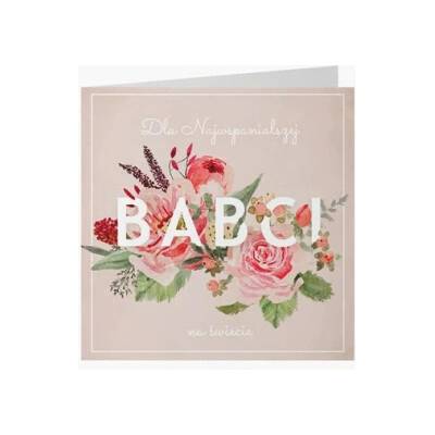 Fotopřání Kolekce květin pro babičku, 14x14 cm - 338400