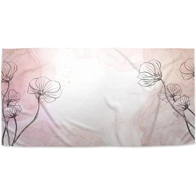 Sablio Uterák Růžový akvarel 50 x 100 cm
