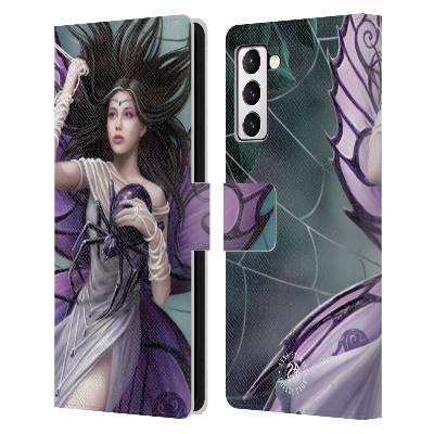 Pouzdro HEAD CASE na mobil Samsung Galaxy S21+ 5G / S21 PLUS 5G fantasy - žena svůdnice (Flipové pouzdro, obal pro mobil Samsung Galaxy S21+ 5G / S21 PLUS 5G Anne Stokes Fantasy kresba žena v hedvábí)