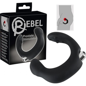 Rebel - вибратор за простата с извита форма - черен - lovesexshop - 34,76 лв