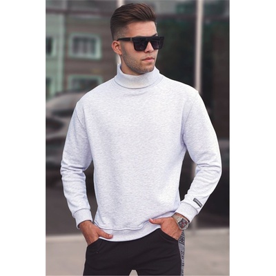 Madmext Мъжки пуловер - 5317 Бял меланж #311048 (311048_Бяло)