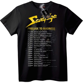 NOONEBRAND Тениска Savatage Прелюдия към Лудост Турне - L, White