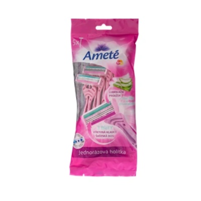 Ameté Самобръсначки за еднократна употреба Ameté 5 бр. с 3 ножчета