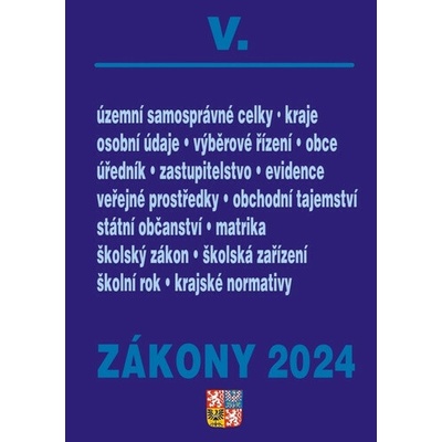 Zákony V 2024 – Veřejná správa, Školství
