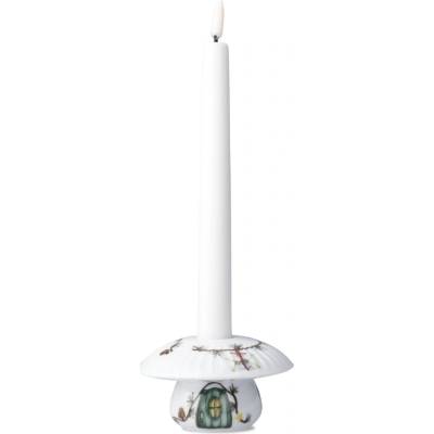 KÄHLER Porcelánový svietnik Mushroom Hammershøi Christmas 6 cm