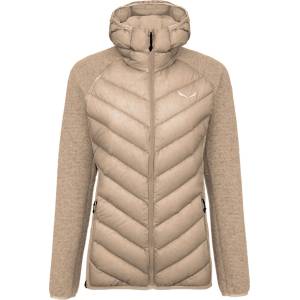 Salewa Дамско вълнено яке Salewa Women's Fanes Sarner/Down Hybrid Jacket Down jacket - Quicksand - размер 38 (EU) (104-2980-0614)
