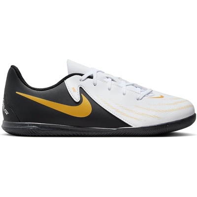 Nike Юношески футболни обувки Nike Phantom GX 2 Club Juniors Indoor Court Football Boots. - White/Blk/Gold