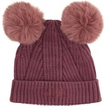Guess Детска зимна шапка Guess - С помпони, бордо, S (20254-J3BZ04-Z2QP0-A41X-S) - ozone