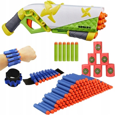 Nerf Roblox Ninja Legends Shadow Sensei F5485 50 šipek terče páska na ruku