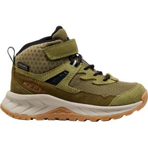 KEEN Детски туристически обувки Keen Kid's Hightrail Mid WP Walking boots - Dark Olive / Martini Olive - размер 31 (EU) (702-5834-0316)