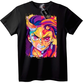 NOONEBRAND Тениска Аниме Demon Slayer - M, Black