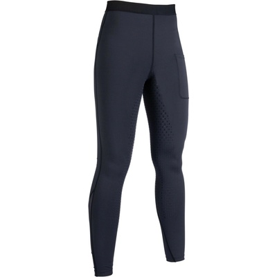 Riding leggings Flow silicone full seat čierne