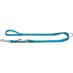 HUNTER Повод за куче Hunter Adjustable Nylon V Leash Dog leash - Petrol - размер Länge max. 200 cm (057-0385-0311)