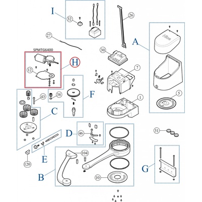 SPMTG06400 kit motoru pro HOPP