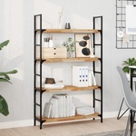 vidaXL Плаващи рафтове, 3 бр. , 80x20x4 см, маслено обработени, масивна дървесина, акация (3279585)