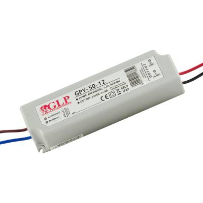 Wireli Zdroj napätia 12V 50W 4,2A IP67 GLP typ GPV-50-12
