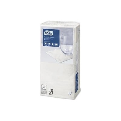 TORK 477534 biele servítky koktejlové 24x24 cm 2V 200ks