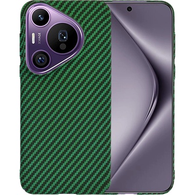 Techsuit Carbonite FiberShell puzdro pre Huawei Pura 70 Pro – zelené