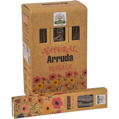Sanu Babu Vonné tyčinky Arruda Natural Masala 23 cm 30 g Orkay