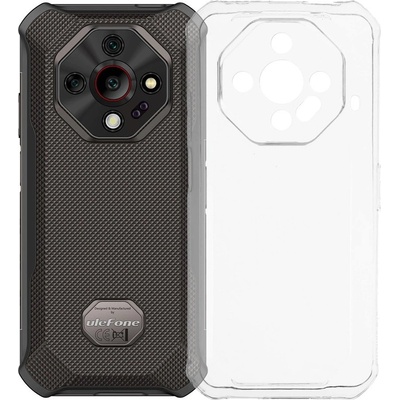 Ulefone Калъф с протектор за Ulefone Armor X16 / X16 Pro - мек TPU удароустойчив калъф, прозрачен или черен
