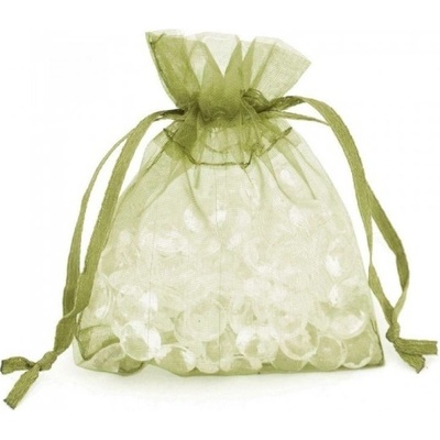Paper Design Dárkový sáček organza 12 x 17 cm - olivová - 9644