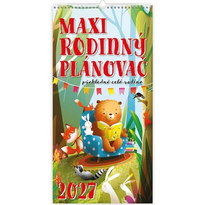 MAXI rodinný plánovač nástěnný Helma 2027