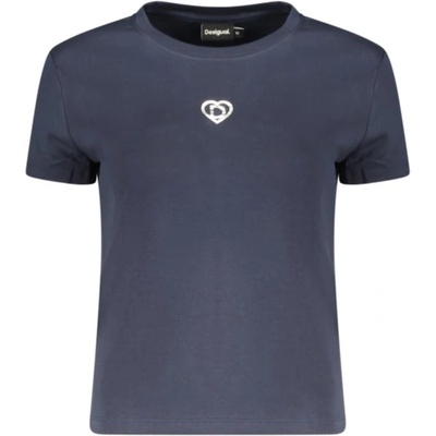 DESIGUAL Дамска тениска с къс ръкав desigual, Размер xs, Цвят Синьо (26swtk04_bl5000)
