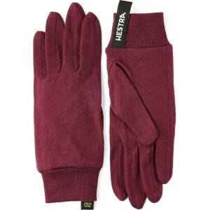 Hestra Ръкавици Hestra Merino Wool Liner Active 5 Finger Gloves - Bordeaux - размер 9 (EU) (202-1194-0217)