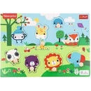 Trefl Fisher Price vkládačka Divoká zvířátka