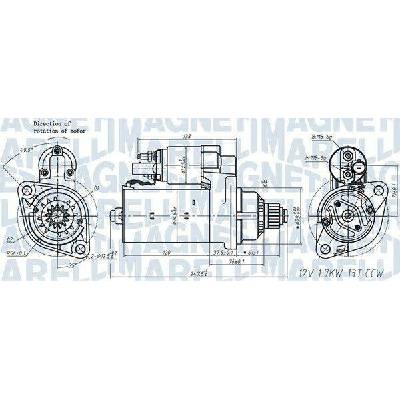 Startér MAGNETI MARELLI 063721508010