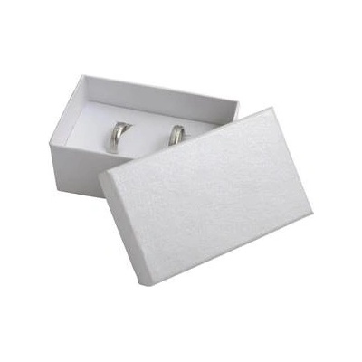 Šperky4U Dárková krabička na snubní prsteny - bílá KR0263-WH