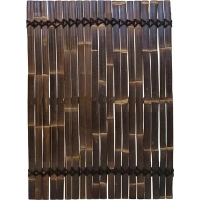 Panel z bambusových lamiel tmavohnedej farby š 90 x v 150 cm