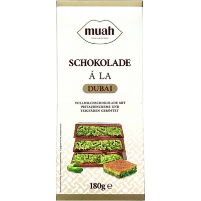 Muah Dubajská čokoláda mléčná 180 g