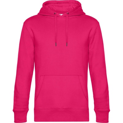 B&C mikina KING Hooded s kapucí pánská COT01U02Kx5200-magenta pin