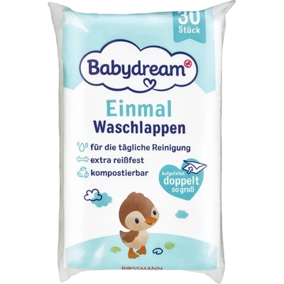 Babydream Jednorázová žínka 30 ks