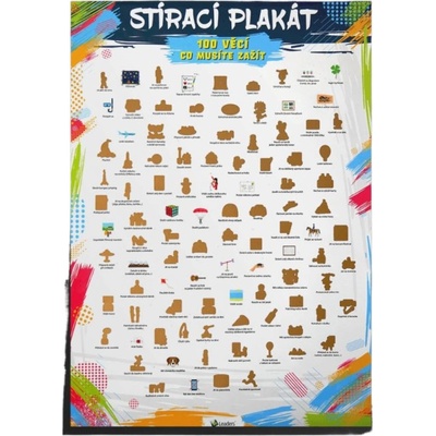 4Leaders Stírací plakát – 100 věcí co musíte zažít