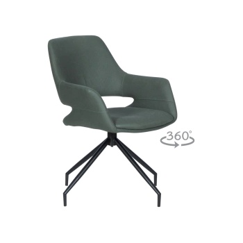 Carmen Трапезен стол totnes -1 - зелен sf 1