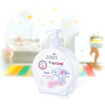 Eurona Eco Mimi Šetrný gel na ruční mytí dětského nádobí kojeneckých lahví a dudlíků 400 ml