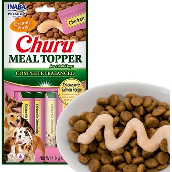 Churu Dog Meal Topper Chicken with Salmon Recipe 4 x 14 g