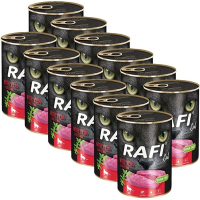 RAFI Cat Възрастни Патé с Телешко 12 x 400 г